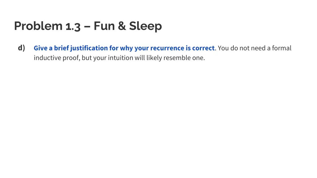problem 1 3 fun sleep 8