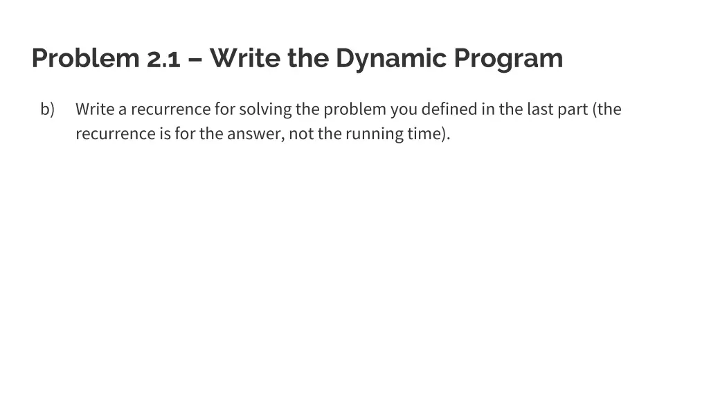 problem 2 1 write the dynamic program 3