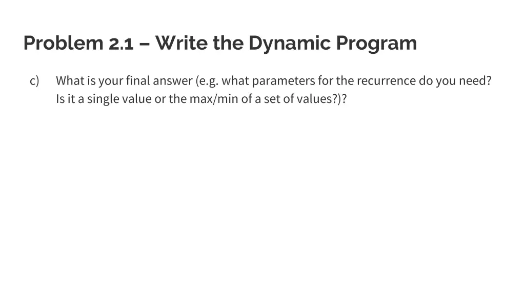 problem 2 1 write the dynamic program 5