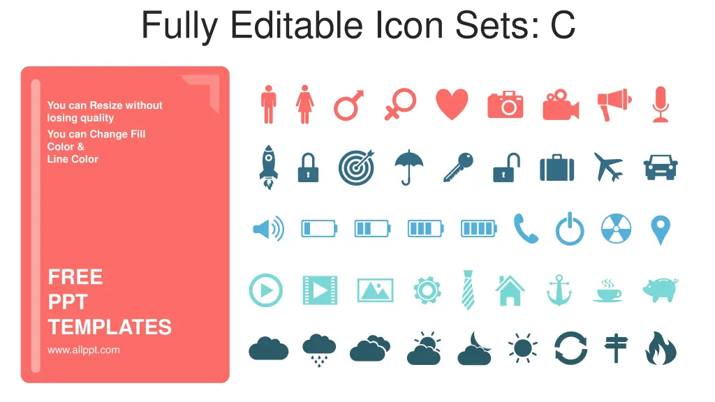 fully editable icon sets c