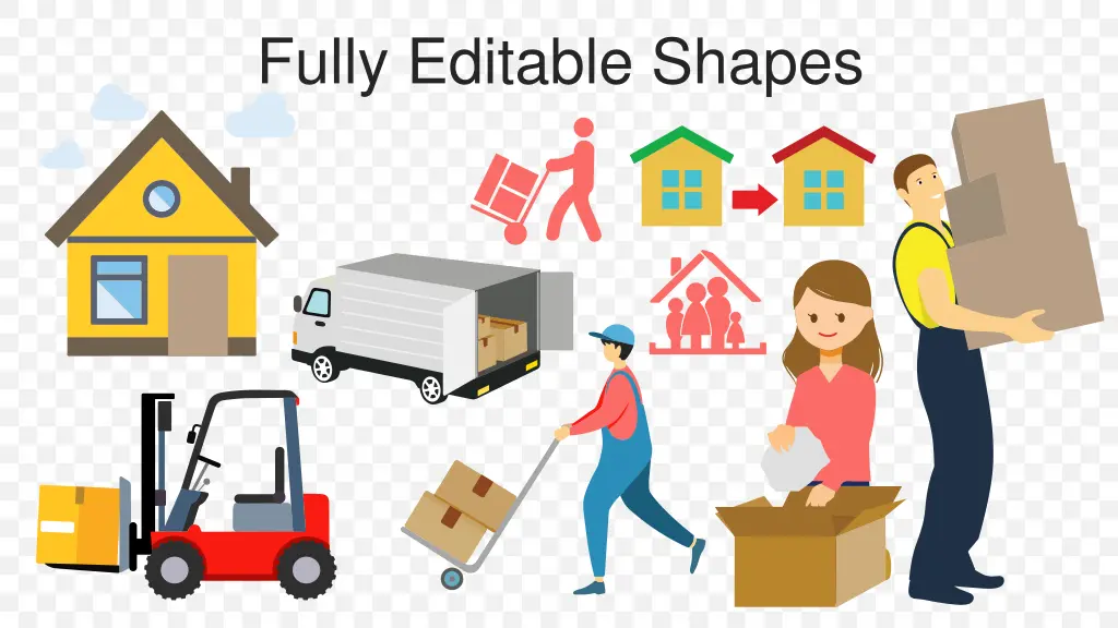 fully editable shapes