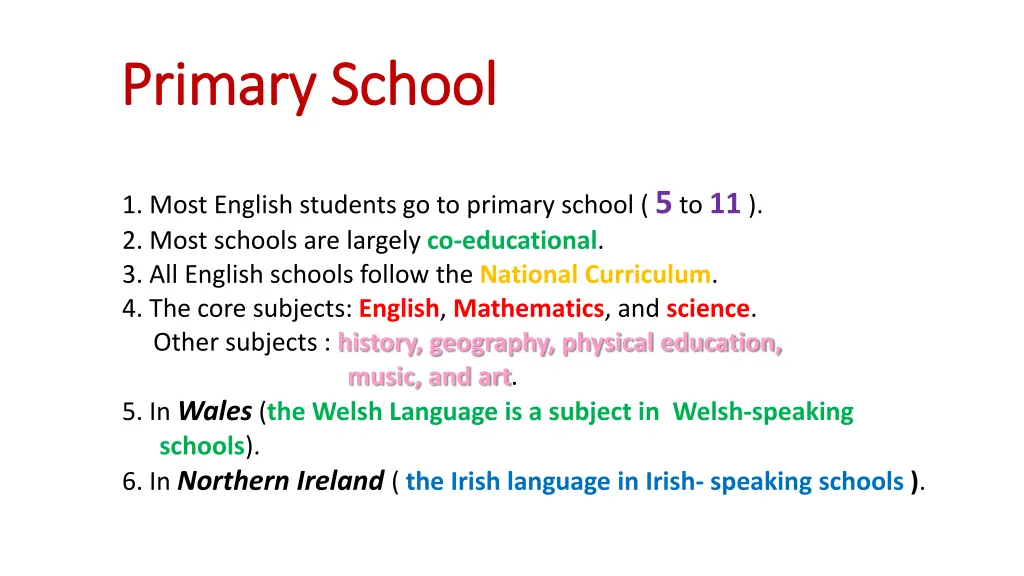 primary school primary school