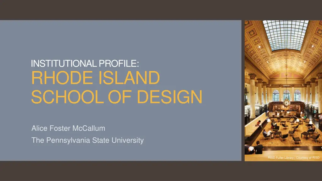 institutional profile rhode island school