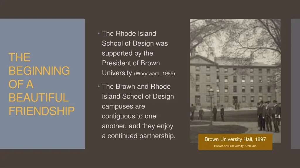 the rhode island school of design was supported