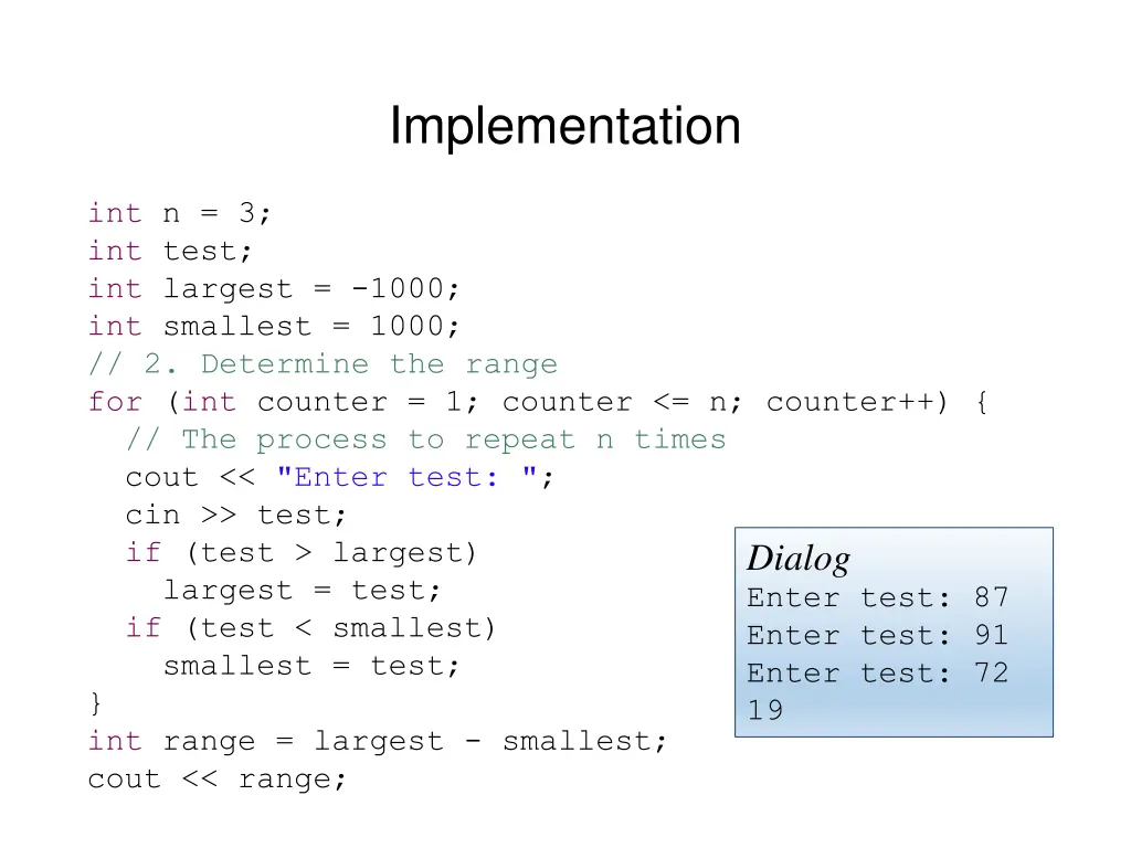 implementation