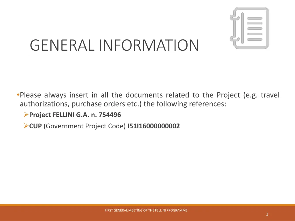 general information