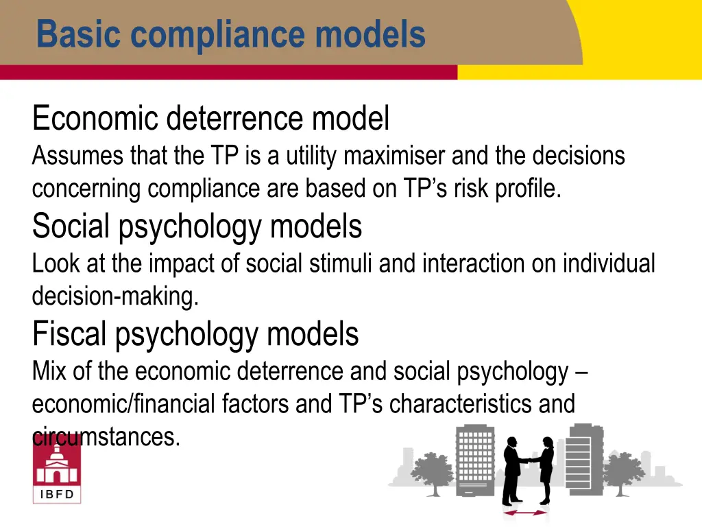 basic compliance models