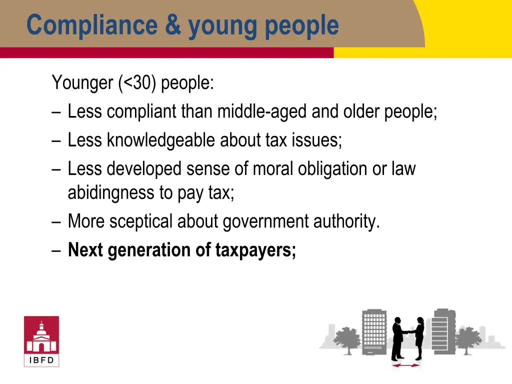 compliance young people