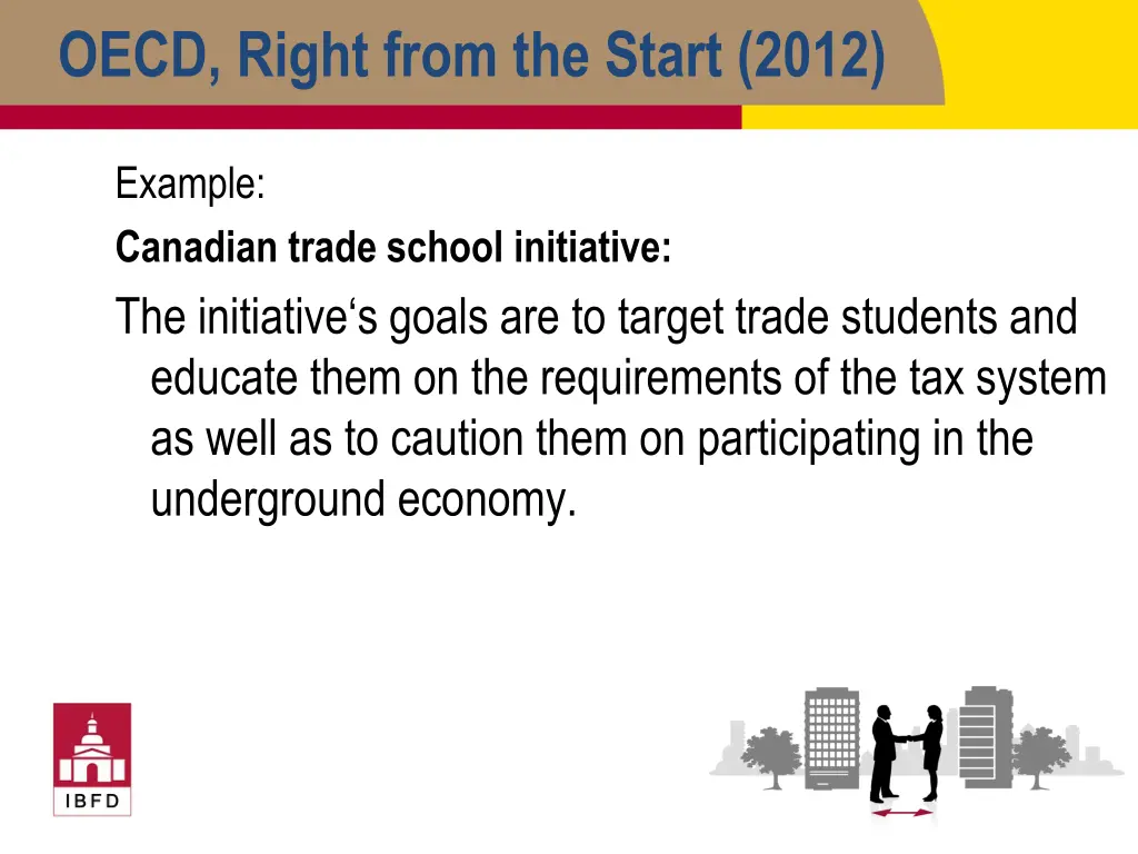 oecd right from the start 2012 1