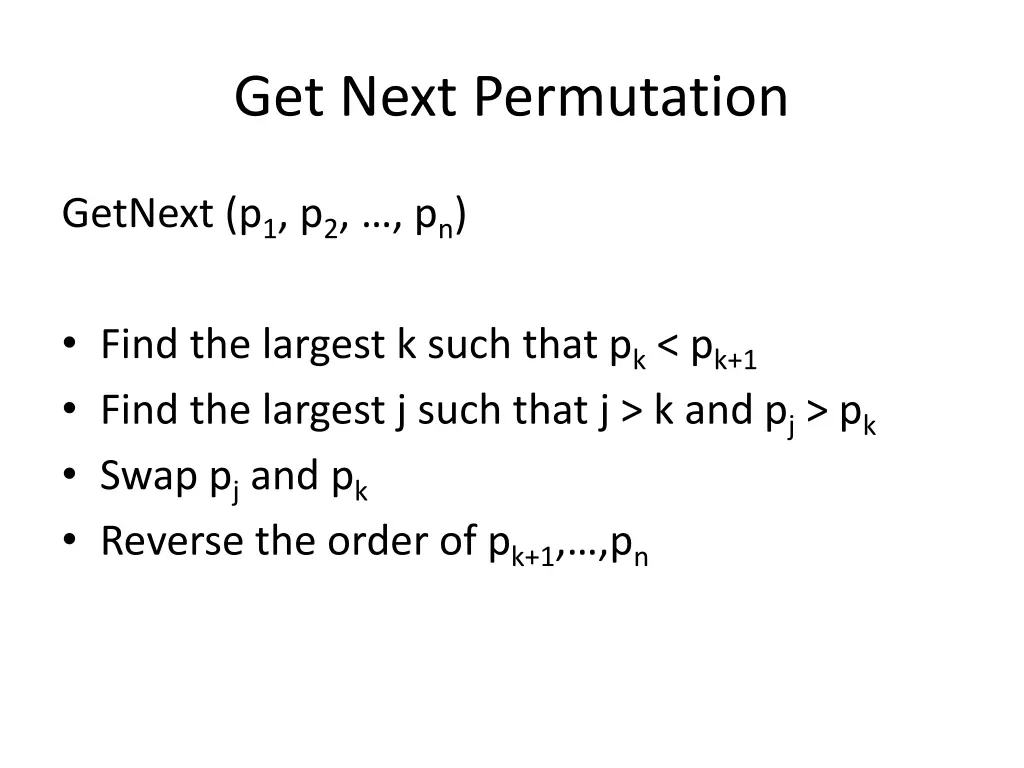 get next permutation 1