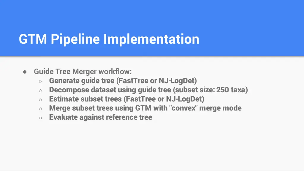 gtm pipeline implementation