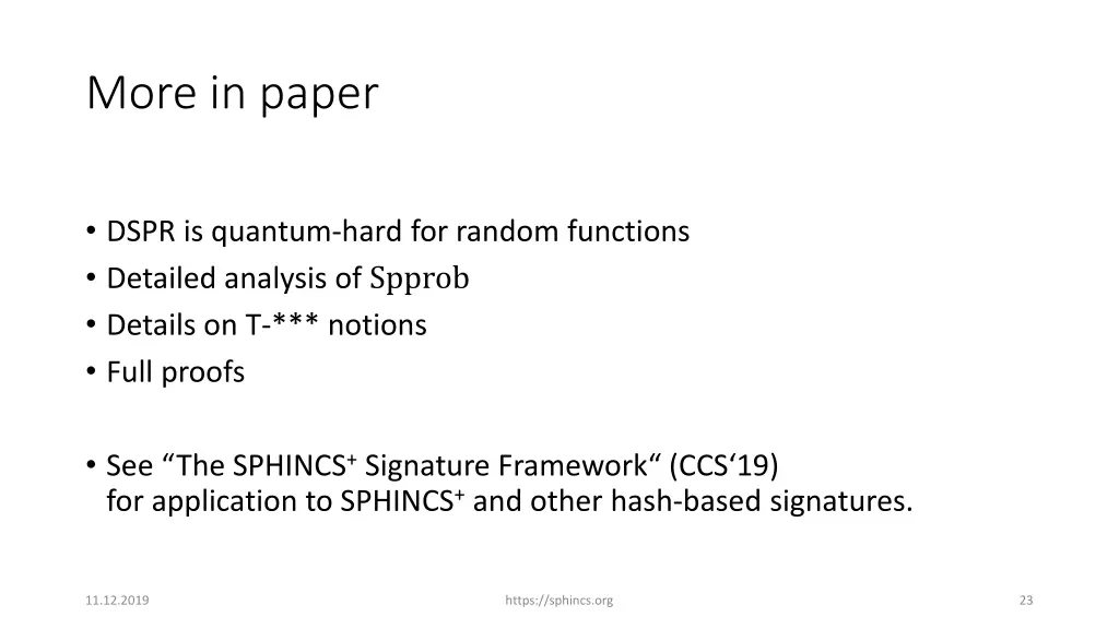 more in paper