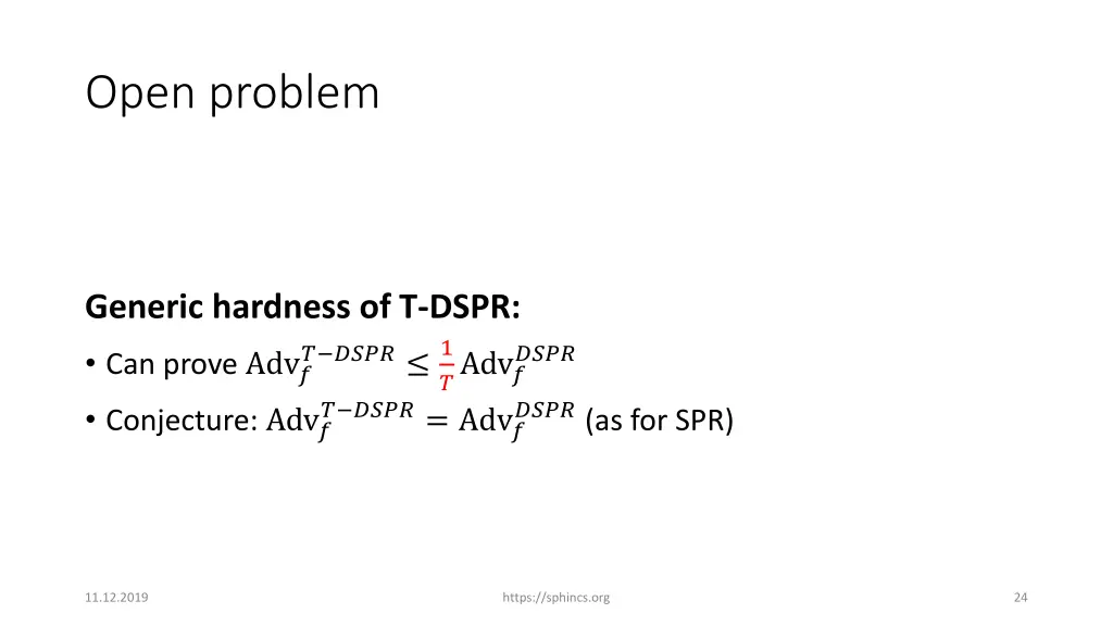 open problem
