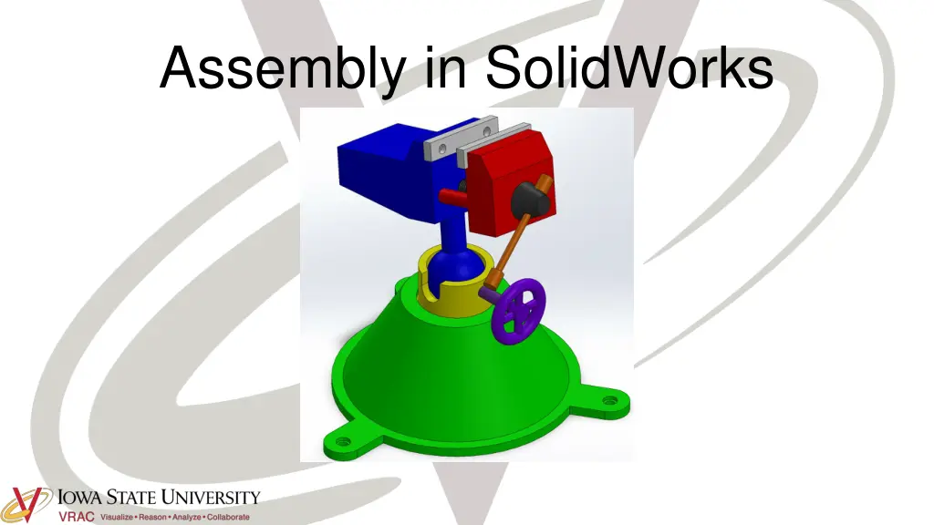 assembly in solidworks
