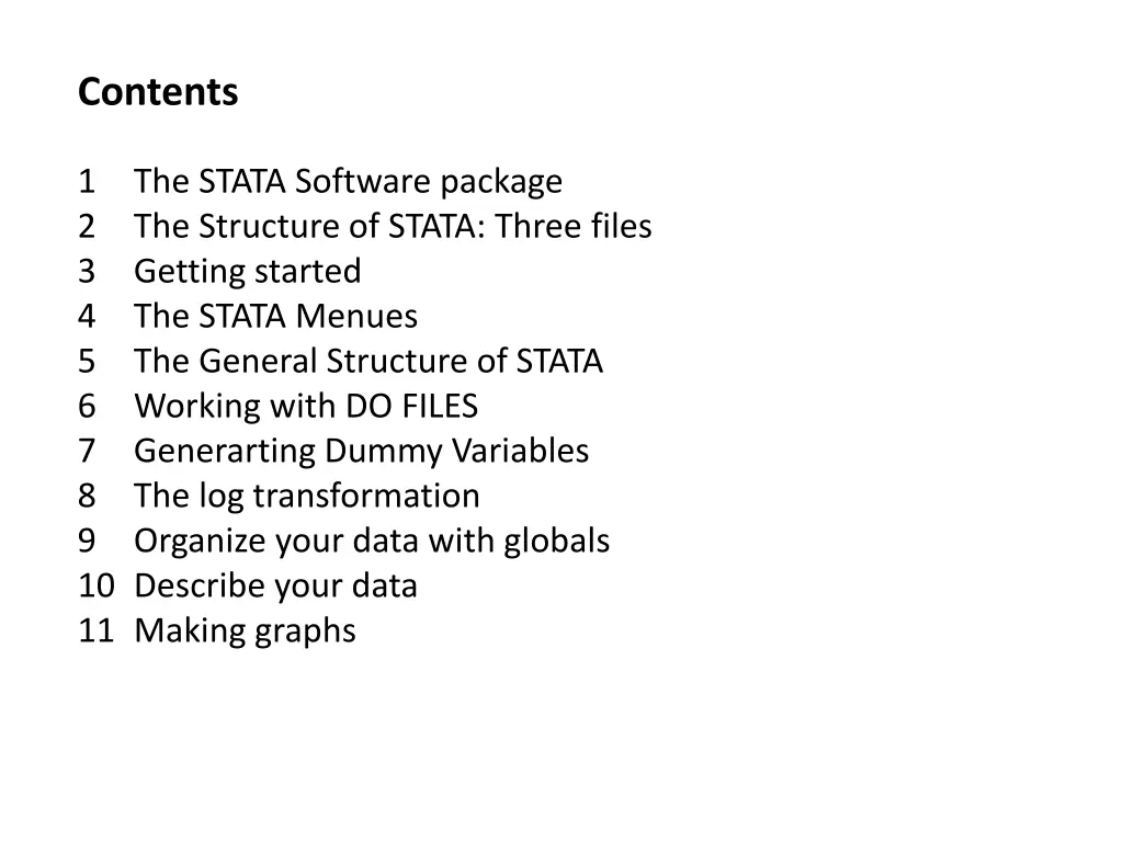 contents