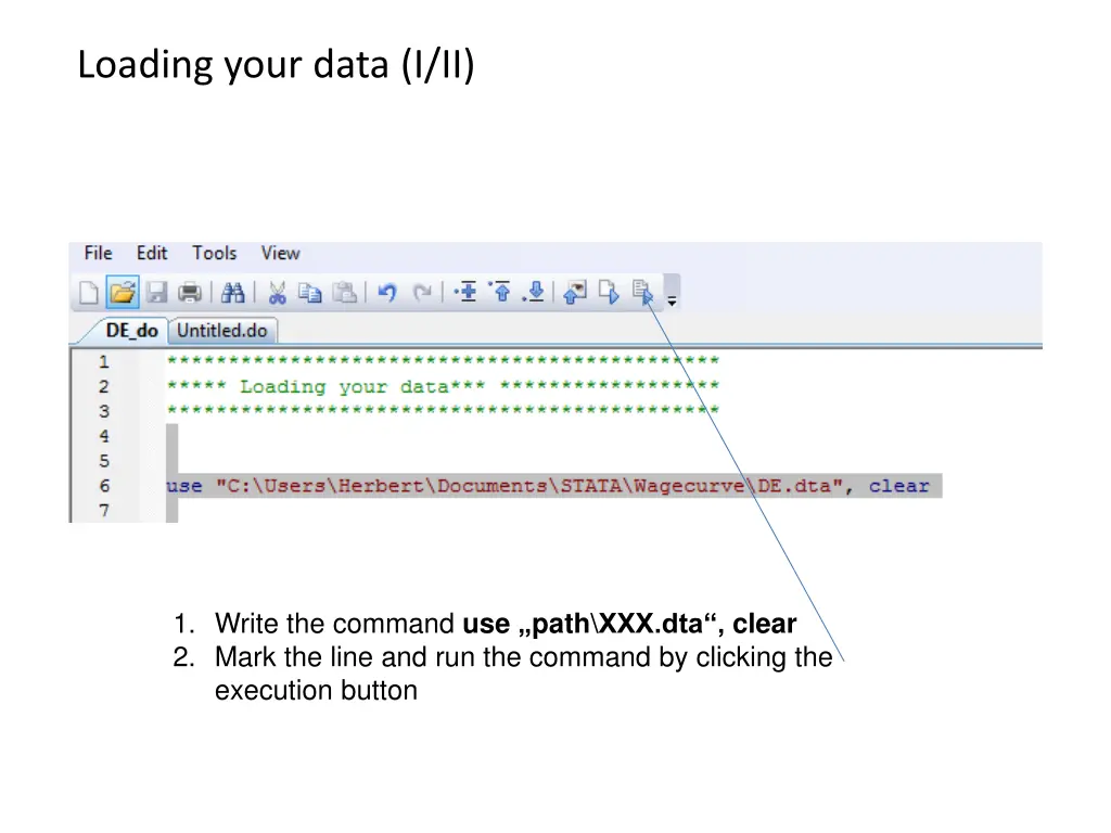 loading your data i ii