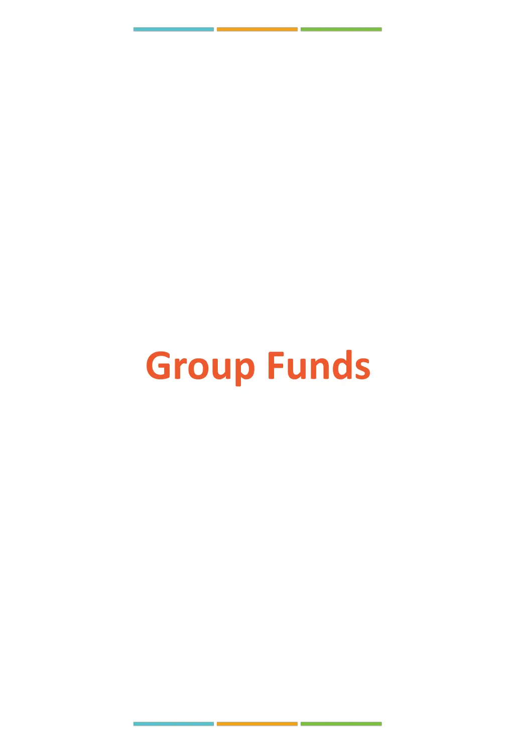 group funds
