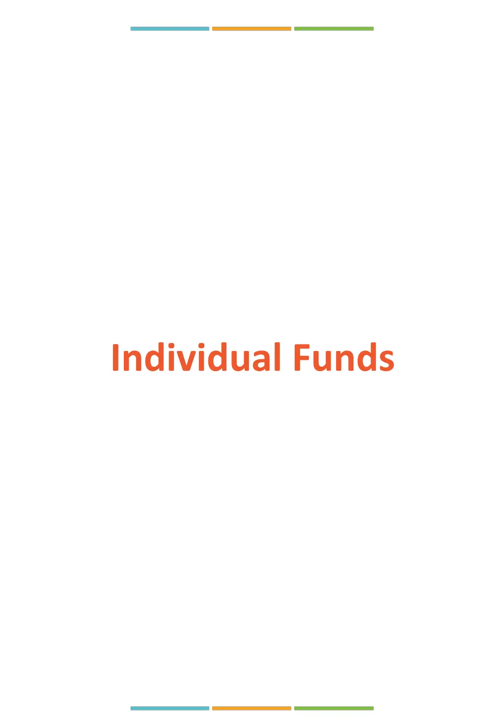 individual funds