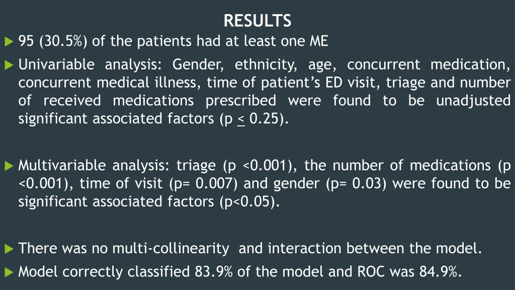 results