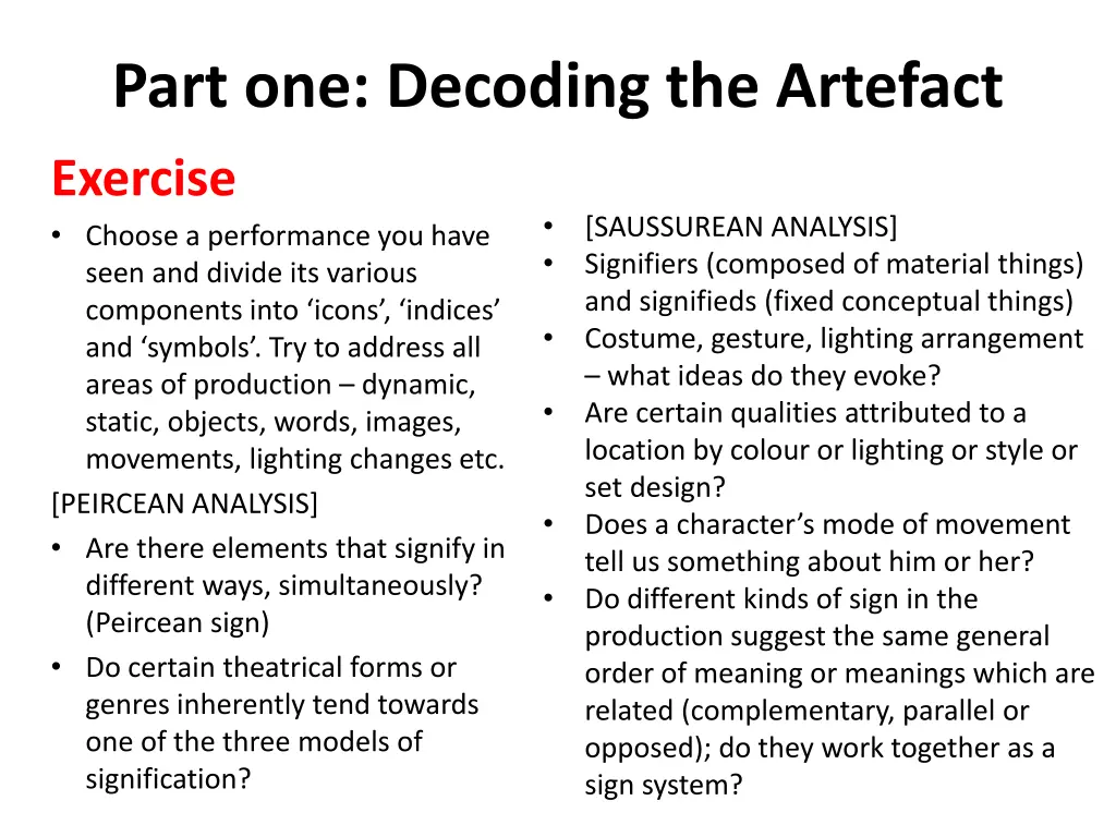 part one decoding the artefact 2