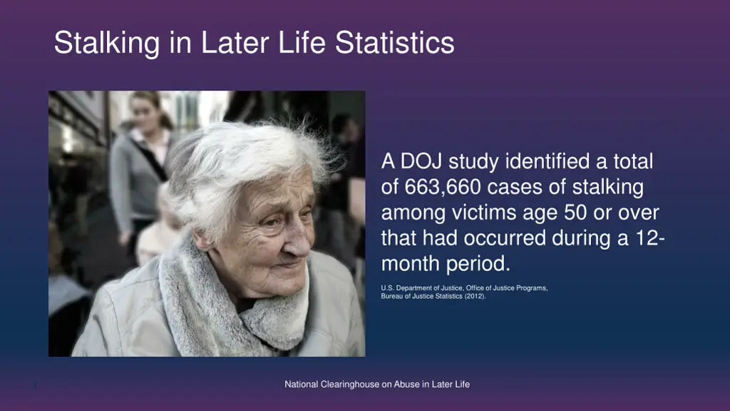 stalking in later life statistics