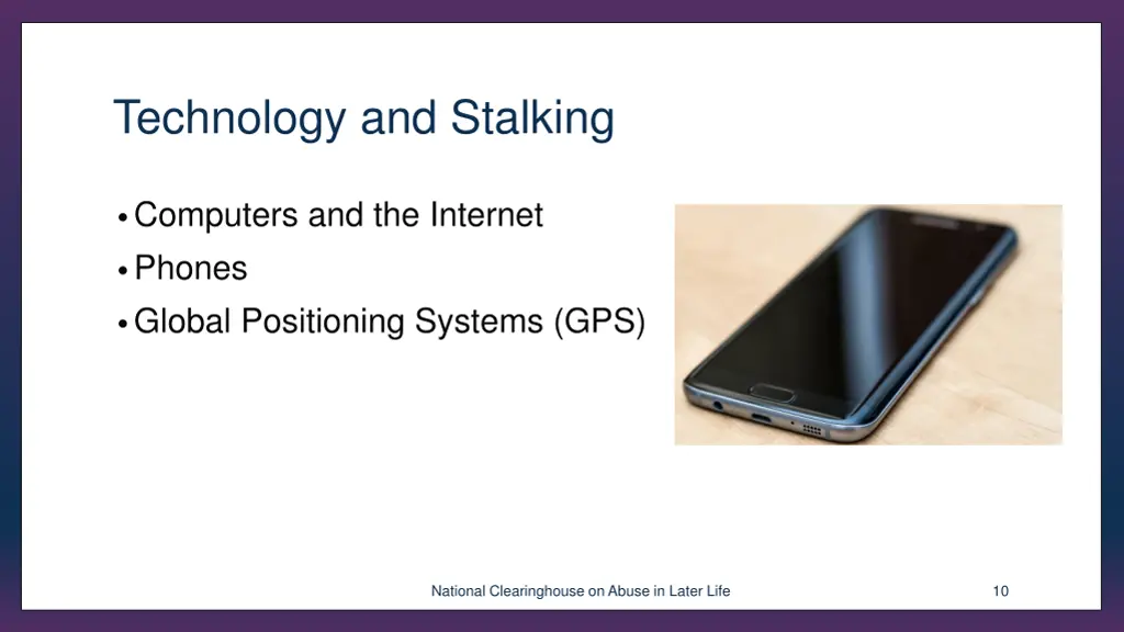 technology and stalking