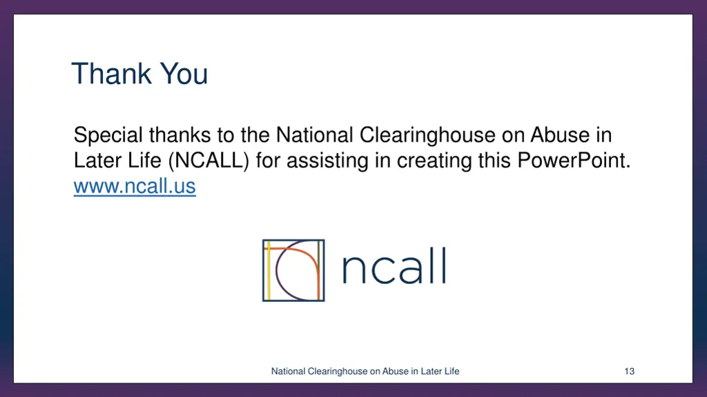 thank you