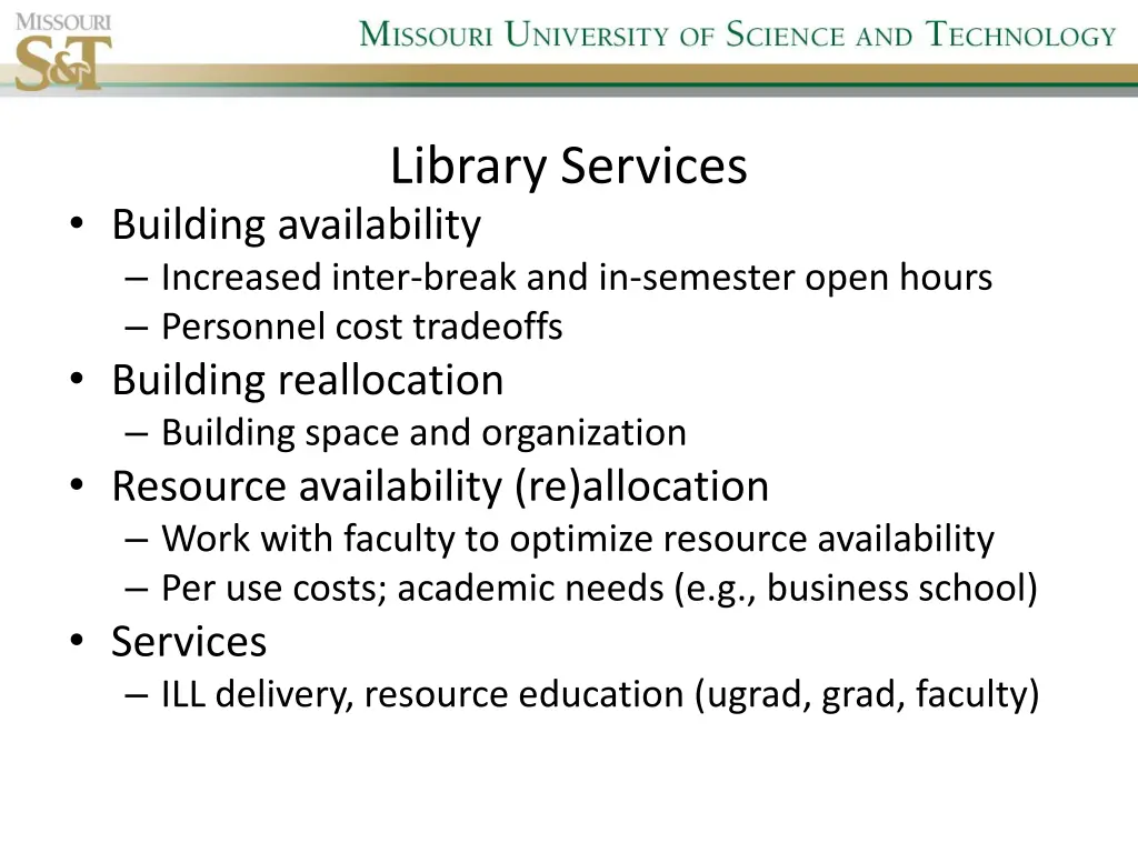 library services