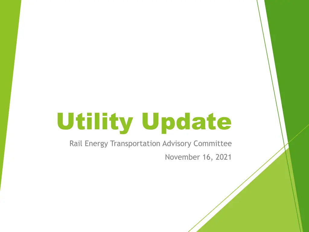 utility update