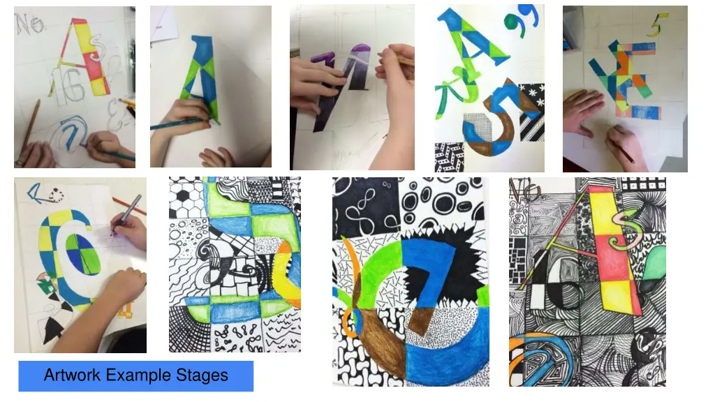artwork example stages