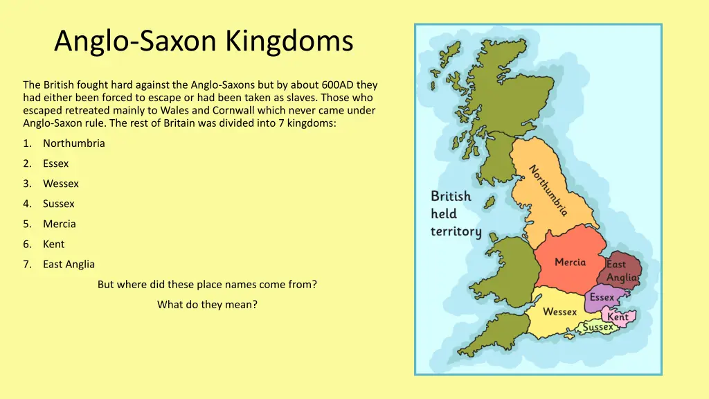 anglo saxon kingdoms