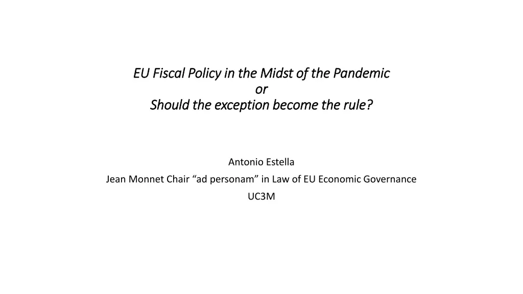 eu fiscal eu fiscal policy