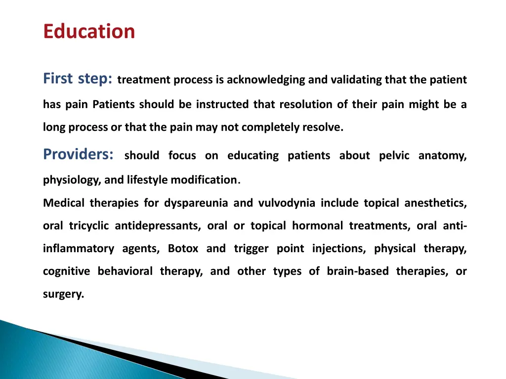 education