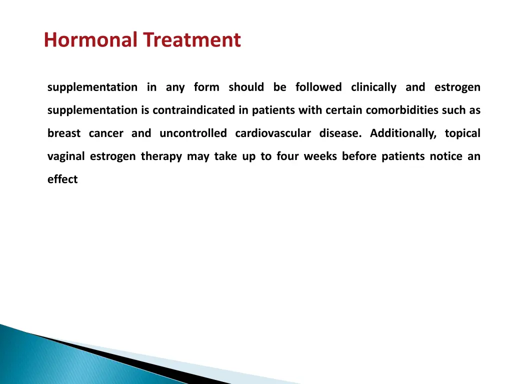 hormonal treatment