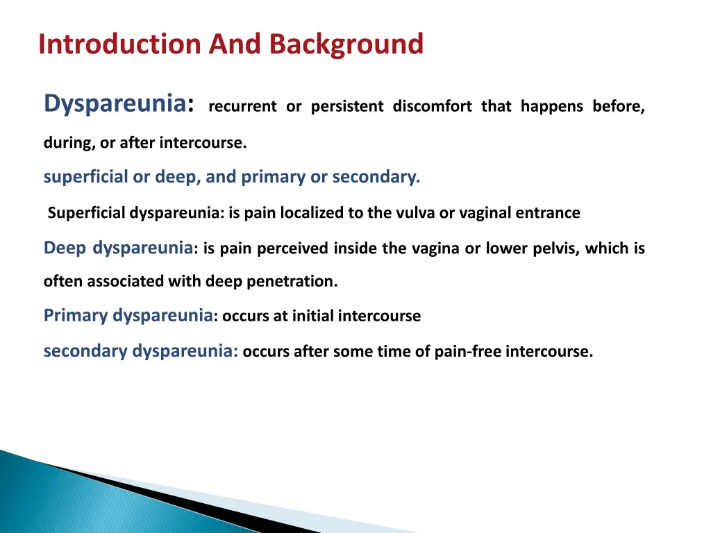 introduction and background