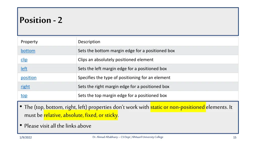 position 2
