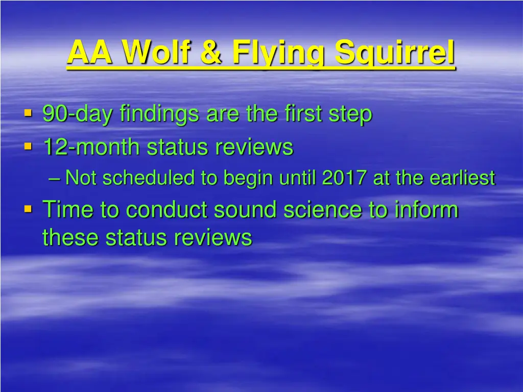 aa wolf flying squirrel