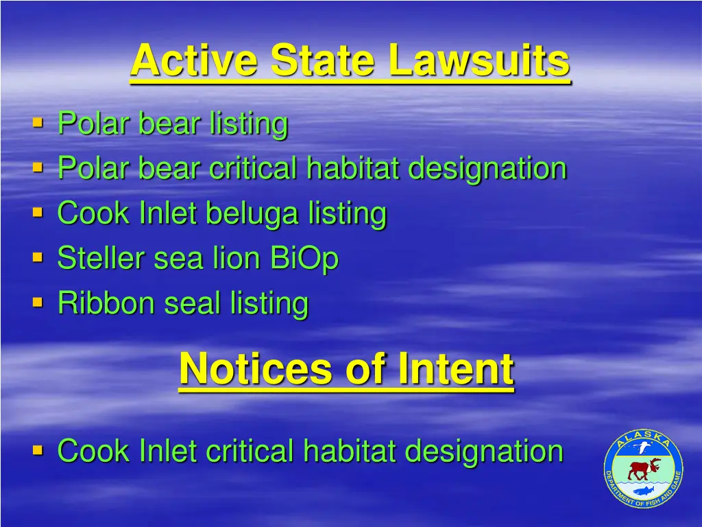active state lawsuits