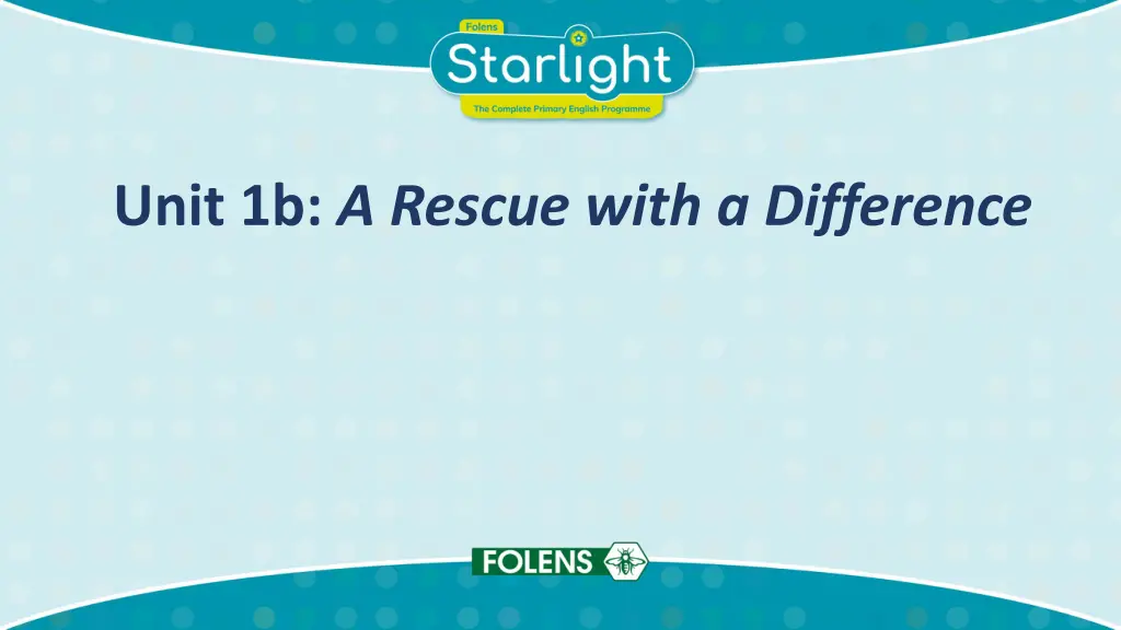 unit 1b a rescue with a difference