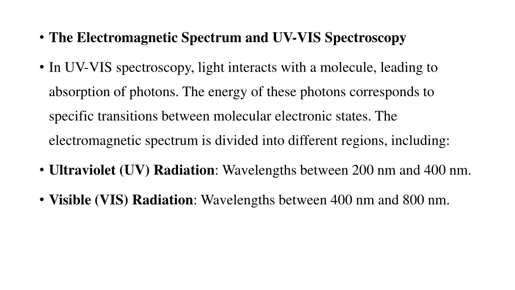 the electromagnetic spectrum