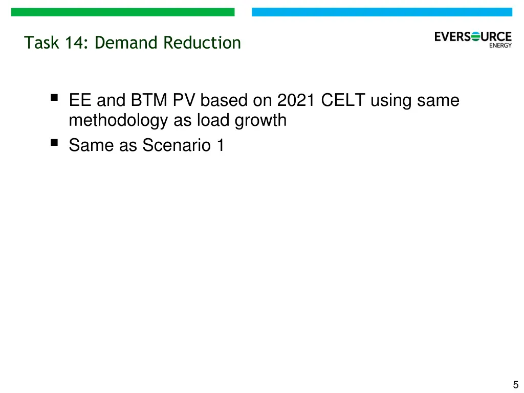 task 14 demand reduction