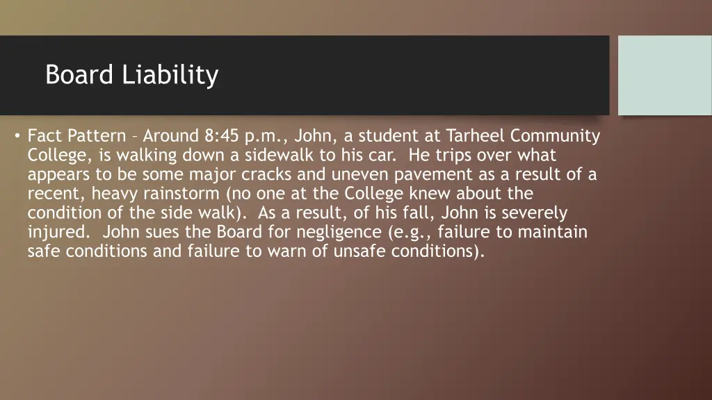 board liability 1
