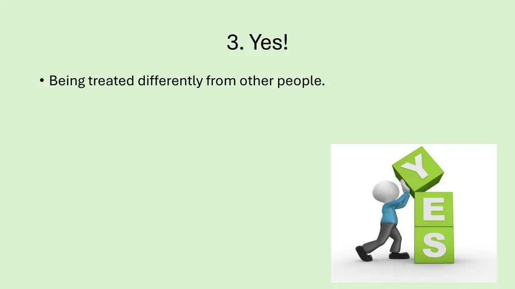 3 yes