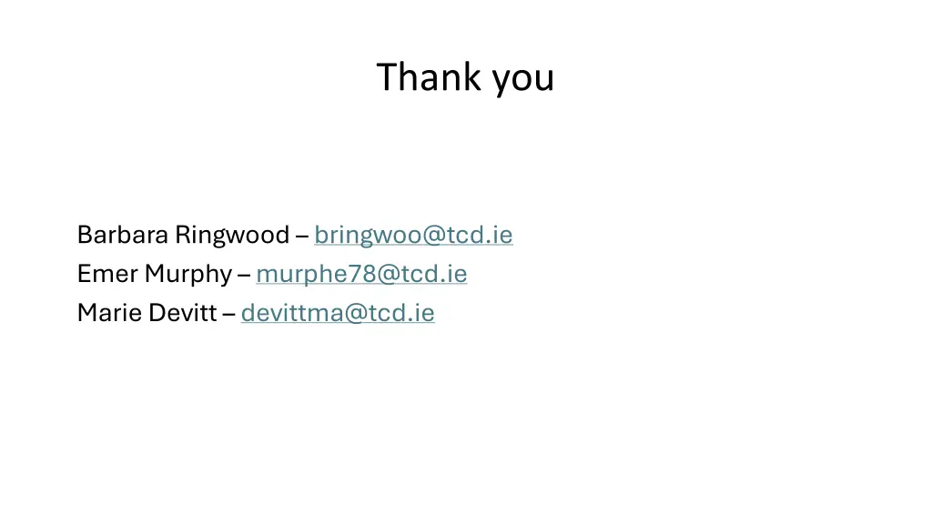 thank you