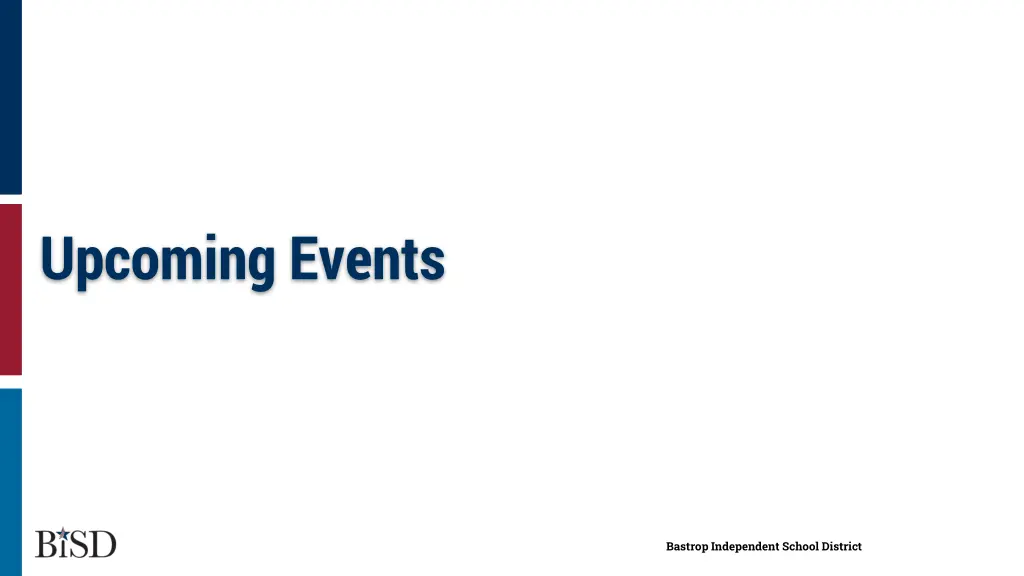 upcoming events