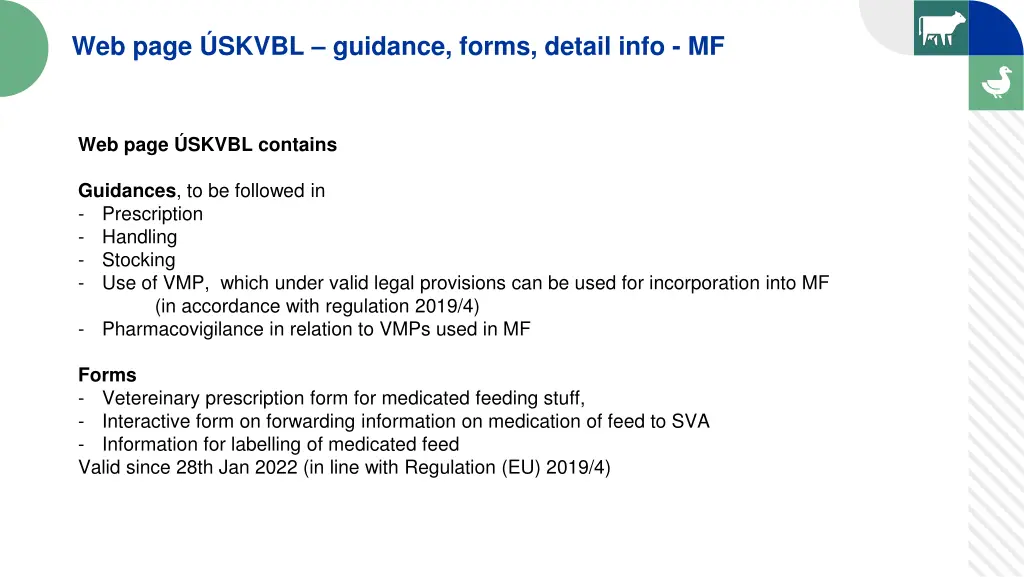 web page skvbl guidance forms detail info mf