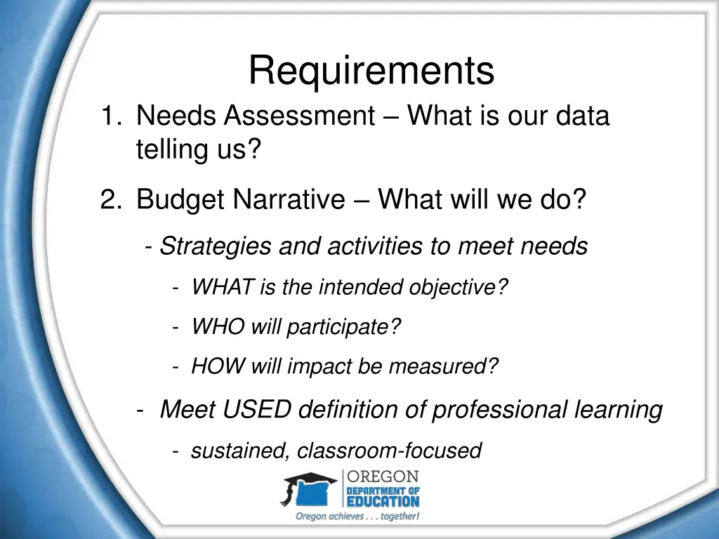 requirements