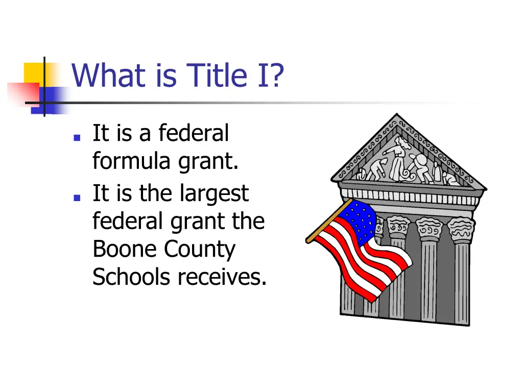 what is title i