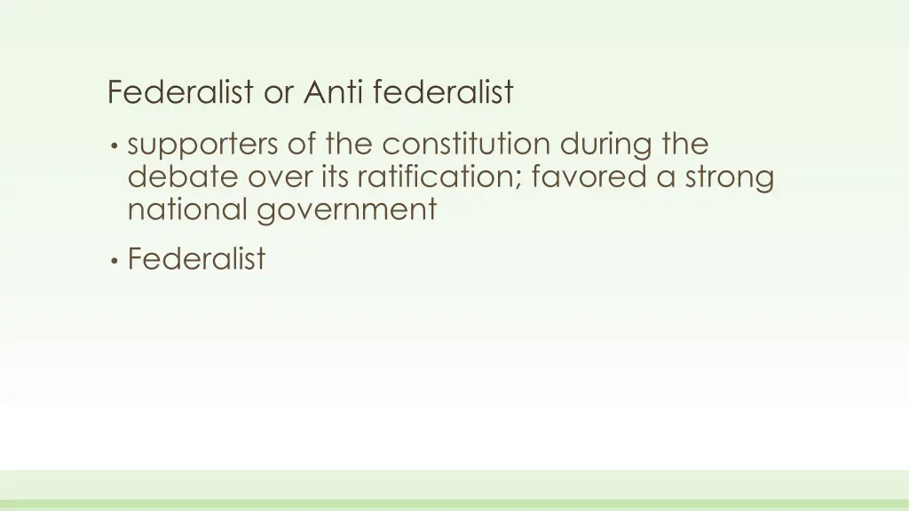 federalist or anti federalist 1