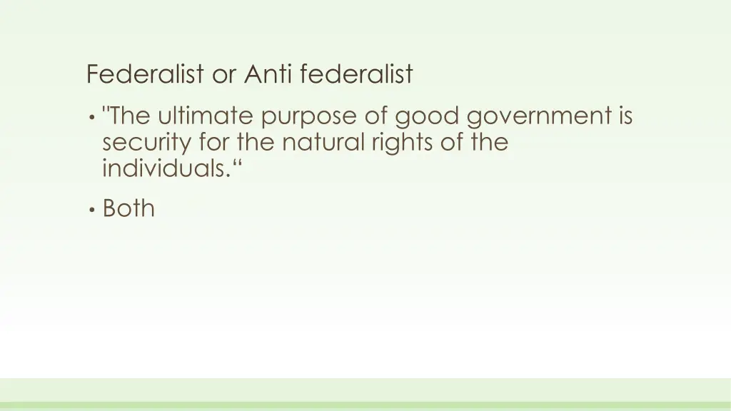 federalist or anti federalist 10